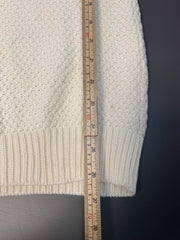 Cream White Dockers Knitwear Sweater Women's Large