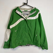 Green Columbia Raincoat Jacket Womens Medium