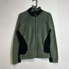 Vintage Grey Green Kappa Full Zip Large Womens Fleece