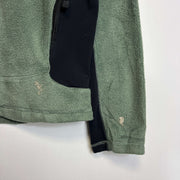 Vintage Grey Green Kappa Full Zip Large Womens Fleece