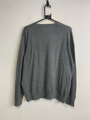 Grey Tommy Hilfiger V-neck Sweatshirt Men's Medium