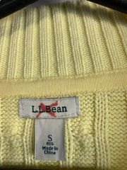 Yellow L.L.Bean Knitwear Sweater Women's Small