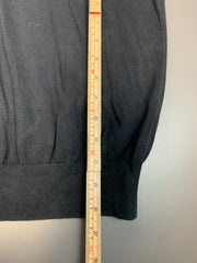 Navy Tommy Hilfiger V-neck Sweatshirt Men's Large