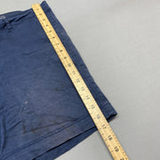 Navy Chino Shorts W34