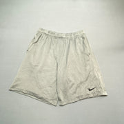 White Nike Sport Shorts Men's Medium