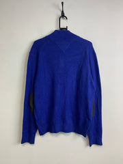 Blue Tommy Hilfiger 1/4 Zip-up Jumper Men's Large