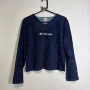 Vintage Navy Ellesse Womens 12 Fleece