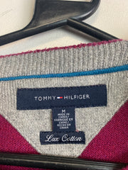 Purple Tommy Hilfiger Crew-neck Sweatshirt Men's Medium