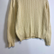 Yellow Lauren Ralph Lauren Cable Sweater Women's Medium