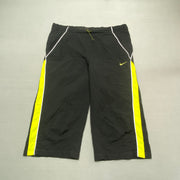 Vintage 90s Black and Neon Nike Sport Shorts Men's Large