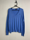 Blue Ralph Lauren V-neck Sweatshirt Men's XL