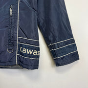 Vintage Navy Kawasaki Racing Jacket Mens Small