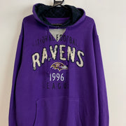 Purple NFL Ravens Hoodie Men's XL