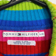 Multicolour Vintage Tommy Hilfiger Turtleneck Sweater Womens Large