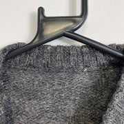 Vintage Grey Mohair Knit Jumper Sweater Small