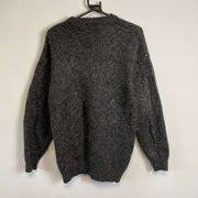 Vintage Grey Mohair Knit Jumper Sweater Small