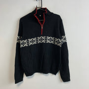 Black Knitwear Sweater Women's Medium