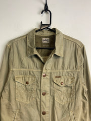 Khaki Wrangler Workwear Jacket Men's Large