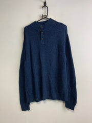 Navy Chaps Knitwear Sweater Men's Large