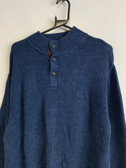 Navy Chaps Knitwear Sweater Men's Large