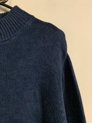 Navy Chaps Knitwear Sweater Men's Large