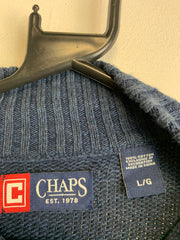 Navy Chaps Knitwear Sweater Men's Large