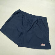 Vintage 90s Navy Umbro Running Sport Shorts Men's Large