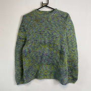 Vintage Green Mohair Sweater Knit Jumper Womens Medium