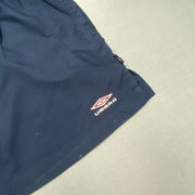 Vintage 90s Navy Umbro Running Sport Shorts Men's Large