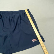 Vintage 90s Navy Umbro Running Sport Shorts Men's Large