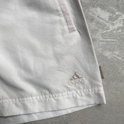 Vintage 90s White Adidas Shorts Women's Large
