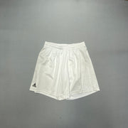 White Adidas Sport Shorts Women's Medium