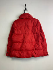 Red Tommy Hilfiger Puffer Jacket Men's Large