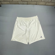 Vintage 90s White Adidas Sport Shorts Men's XL