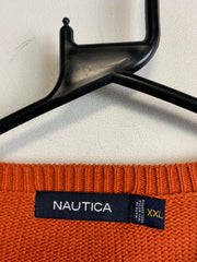 Orange Nautica Sweater Men's XXL