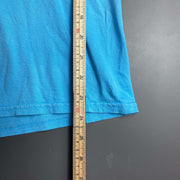 Blue Longsleeve Dog T-Shirt Graphic Medium