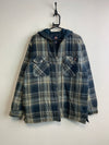 Blue Dickies Checkered Workwear Jacket Men's Medium