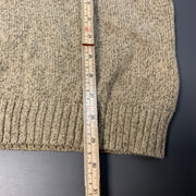 Green and Beige Knitwear Sweater Women's XXL