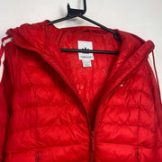 Red Adidas Puffer Jacket Women's Medium