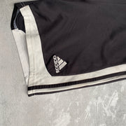 Y2K Black and White Adidas Shorts Men's Small