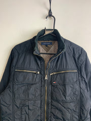 Black Tommy Hilfiger Harrington Jacket Men's Medium