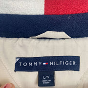 White Tommy Hilfiger Puffer Jacket Men's Large