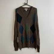 Brown L.L.Bean Knitwear Sweater Men's XL