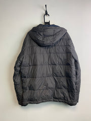 Grey Tommy Hilfiger Puffer Jacket Men's Large