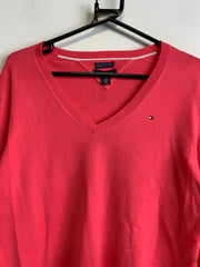 Pink Tommy Hilfiger Jumper Women's Large