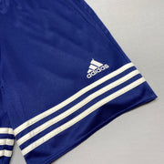 Navy and White Adidas Sport Shorts Men's Small