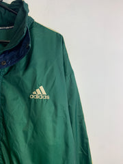 00s Green Adidas Windbreaker Men's XL