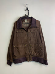 00s Brown Nike Workwear Jacket Men's Large