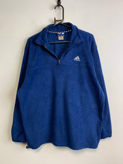 Vintage 90s Navy Adidas Fleece Men's Large