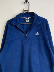 Vintage 90s Navy Adidas Fleece Men's Large